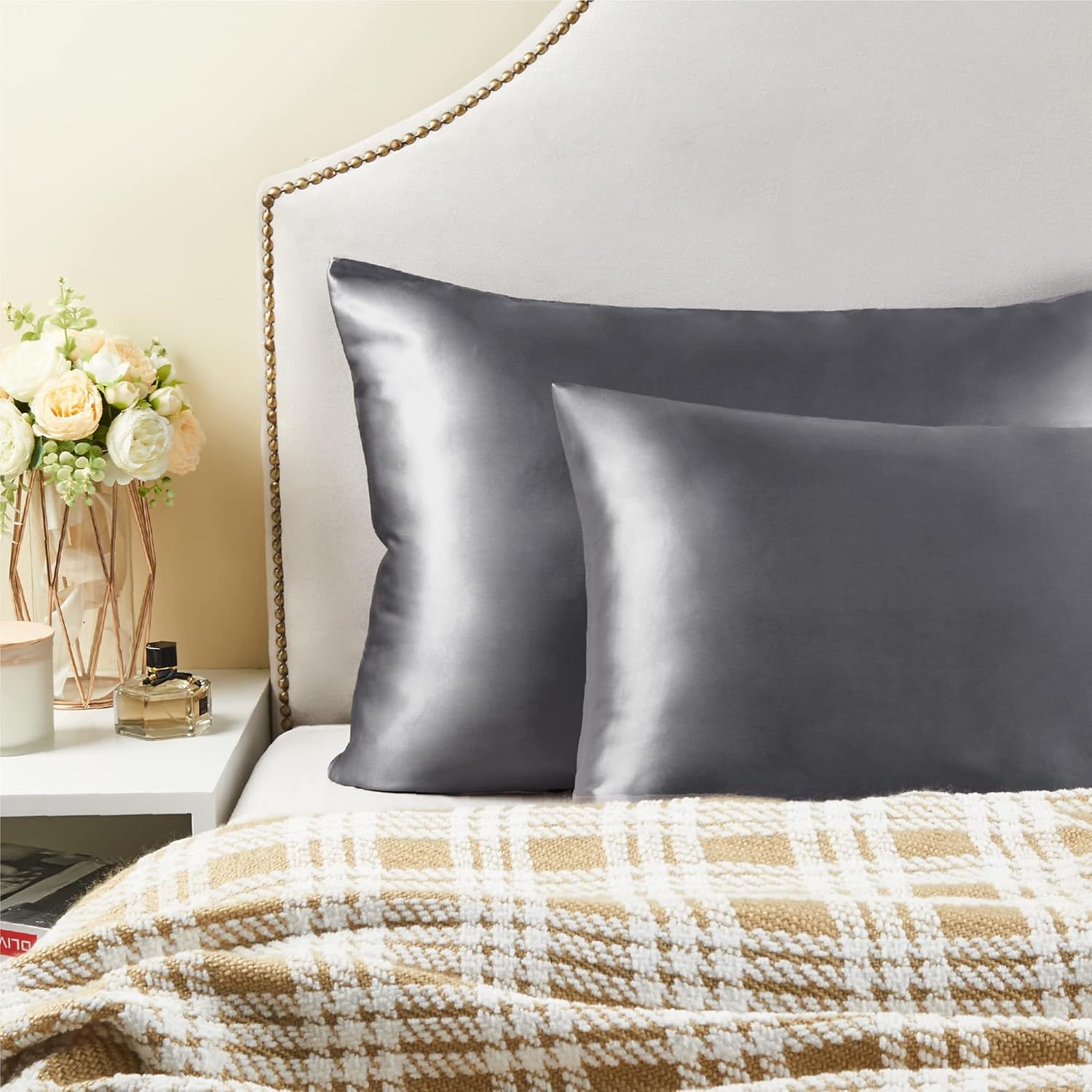 Satin Pillowcase - with zipper