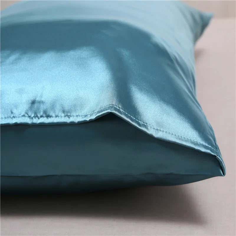Silk Pillow Cover Silky Satin Hair Beauty