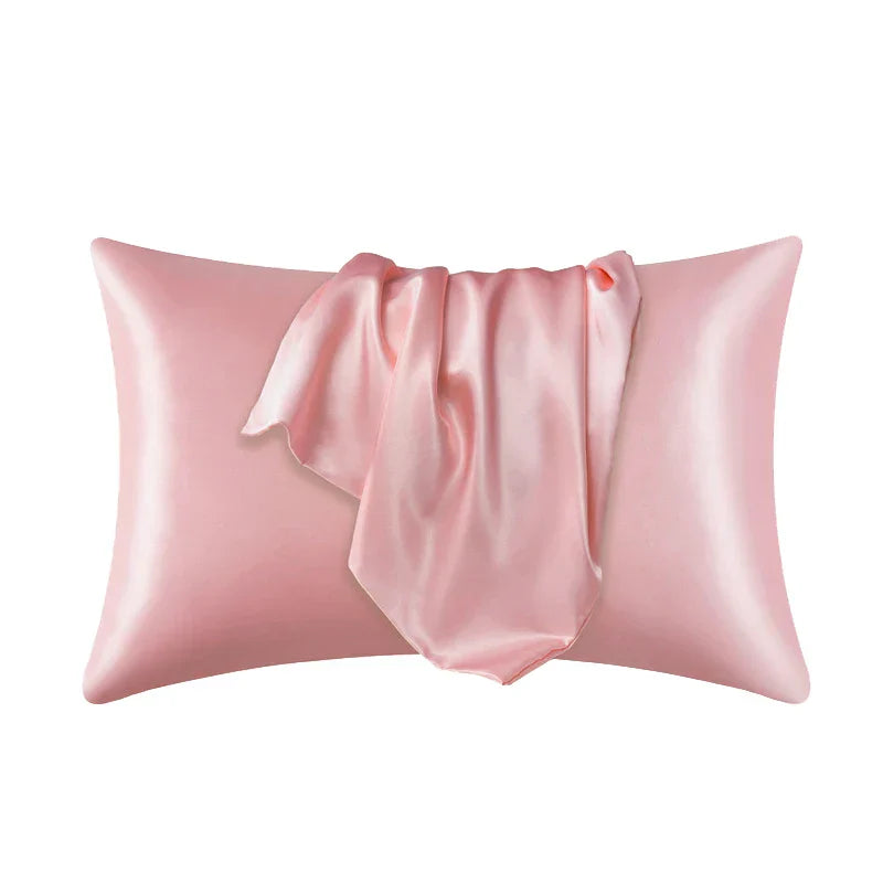 Silk Pillow Cover Silky Satin Hair Beauty