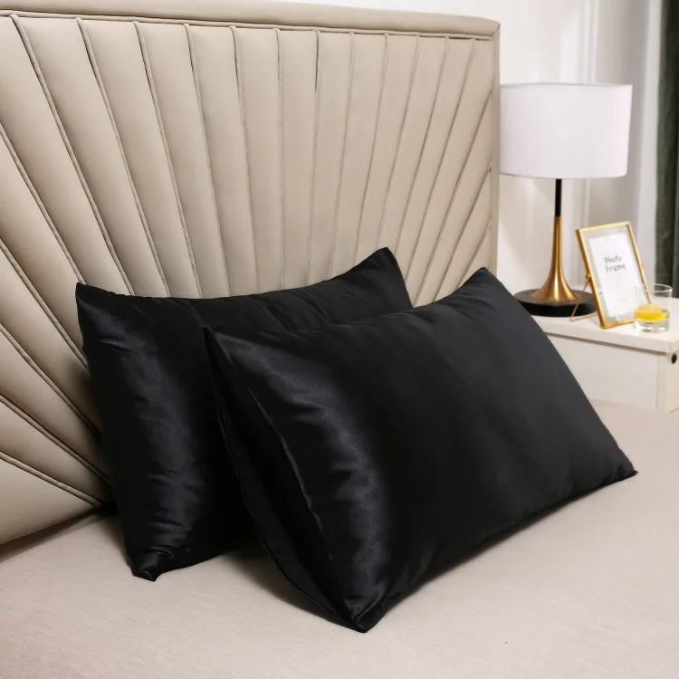 Silk Pillow Cover Silky Satin Hair Beauty