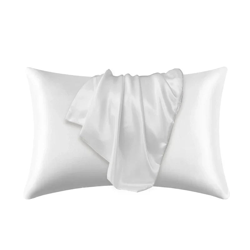 Silk Pillow Cover Silky Satin Hair Beauty