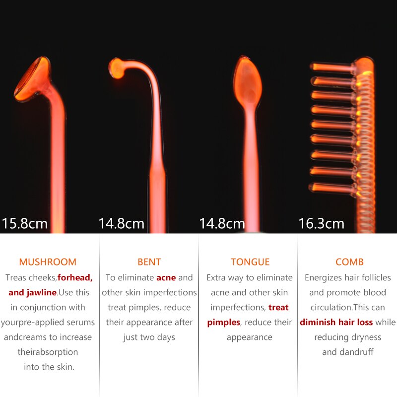 High Frequency Facial Machine Electrotherapy Wand