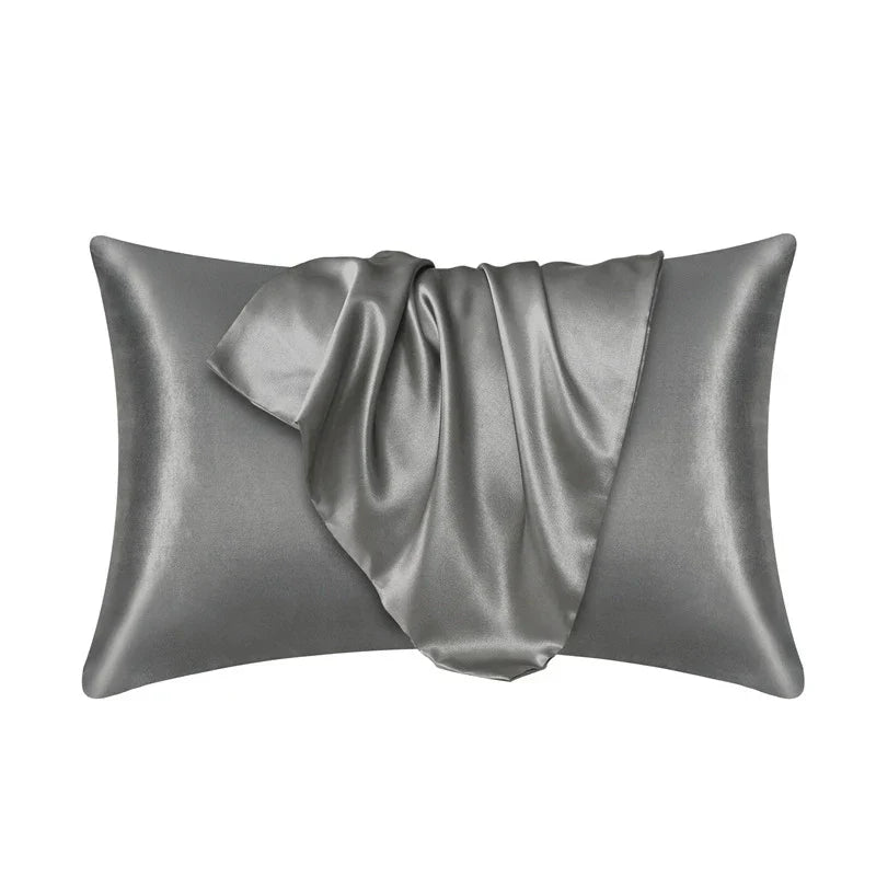 Silk Pillow Cover Silky Satin Hair Beauty