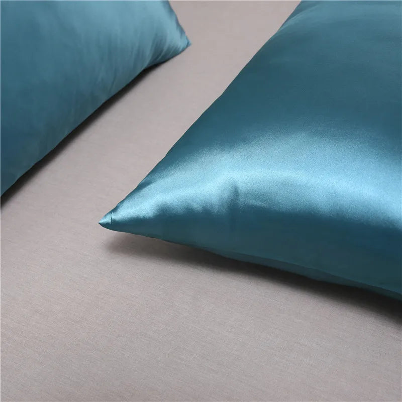 Silk Pillow Cover Silky Satin Hair Beauty